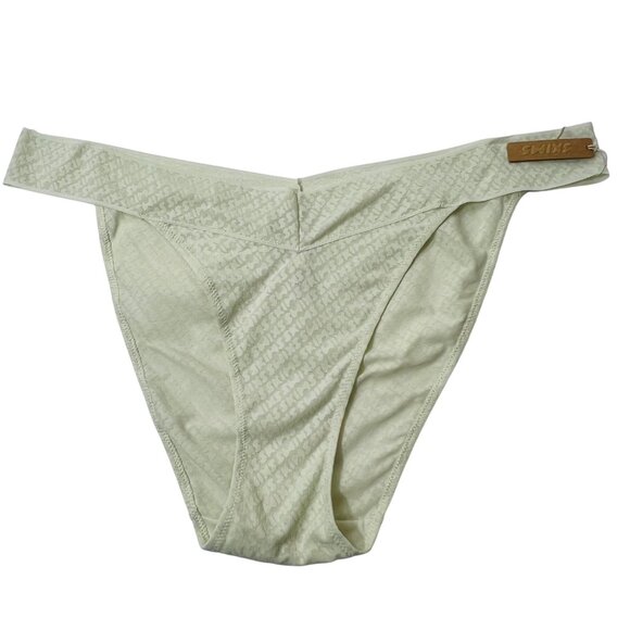 SKIMS Logo Mesh Boy Short + Cheeky Brief Lot of 2 Bone Olive 4X - Picture 3 of 11